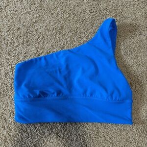Lululemon Athletica Blue One-Shoulder Top